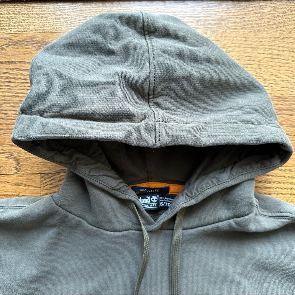 Timberland Heavy Duty Warm Hoodie Sweatshirt Unisex Kids Size XS Girls Or Boys - Picture 7 of 16